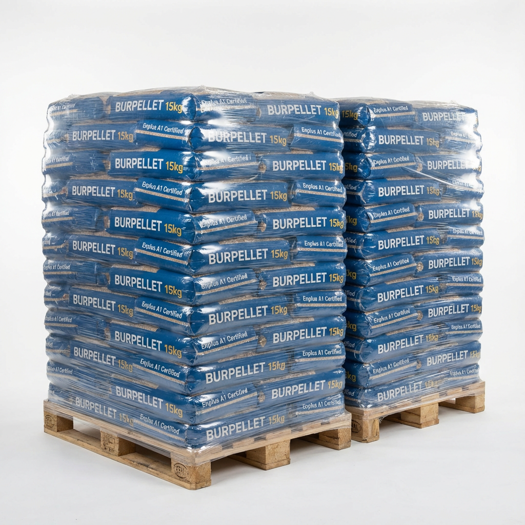 Pellets ENplus A1 BURPELLET pack de 2 palets 2160 kg